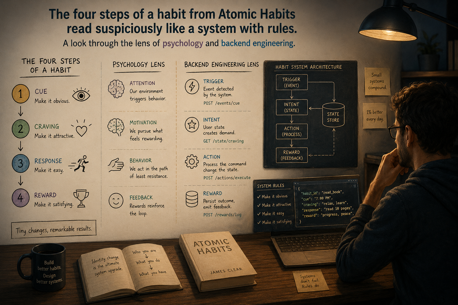 Habits as a System: The Four Laws of Behavioral Change